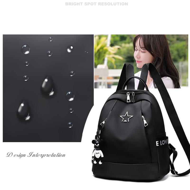 Thời Trang Nữ Du Lịch Lớn-Dung Tích Túi Đeo Vai Nữ Mềm Mại Có Túi Oxford Cho Thiếu Niên Schoolbag Bagpack