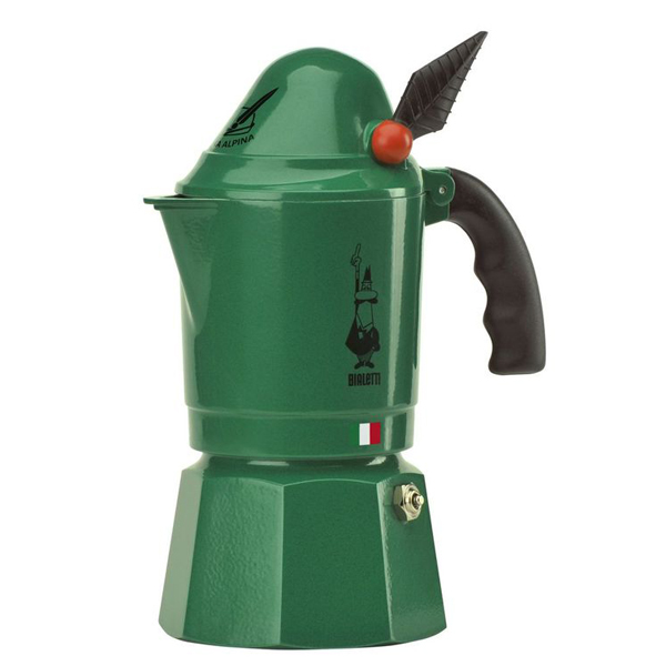 Ấm pha cà phê BIALETTI ALPINA 3CUP (90ML ). Hàng chính hãng