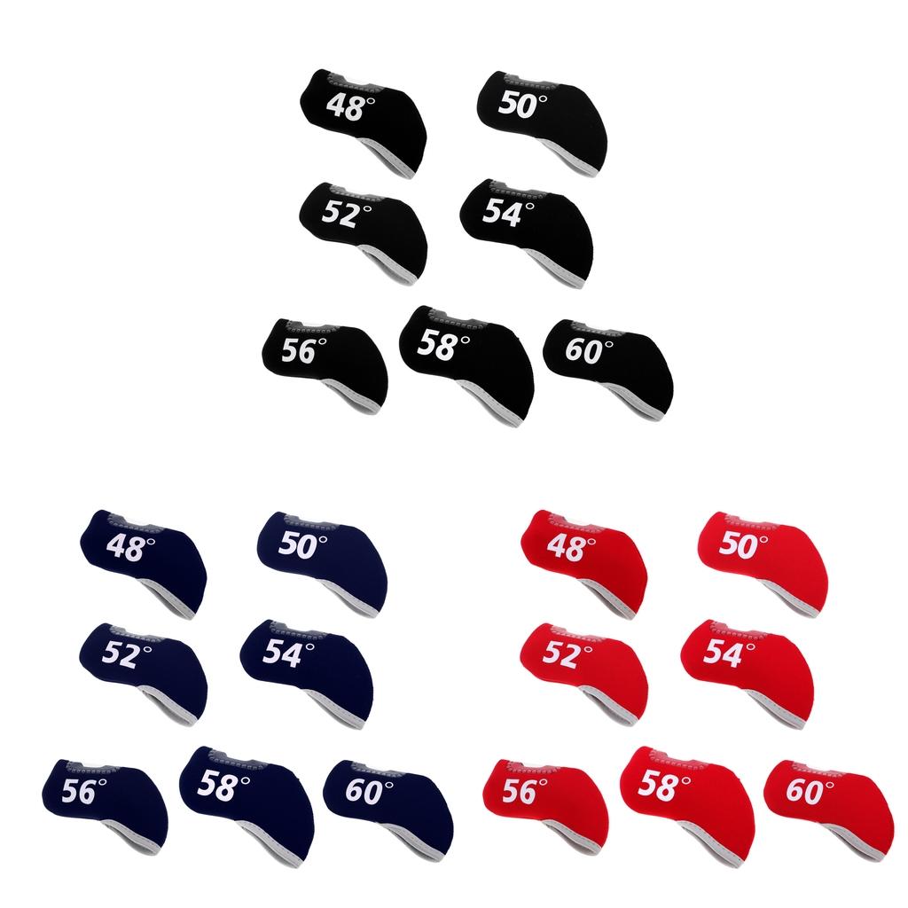 Golf Club Iron Putter Headcover Head Cover Protector 48 Degree Black