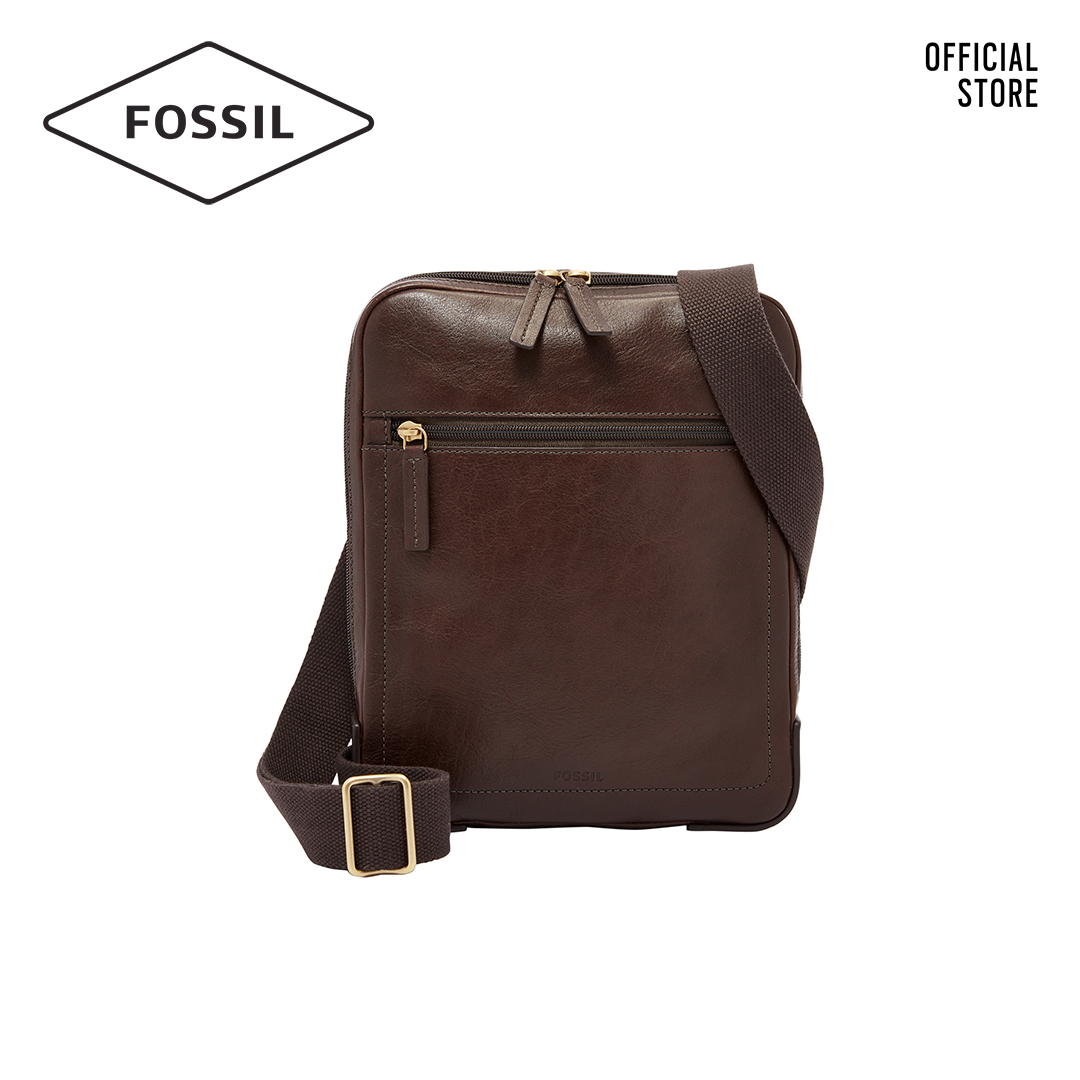 Túi đeo chéo nam thời trang Fossil Haskell Courier MBG9396201 - màu nâu