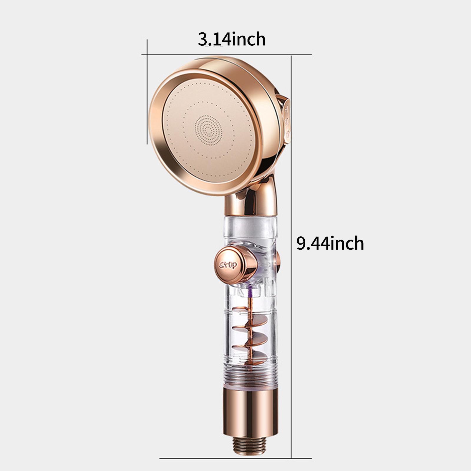 Đầu Vòi Sen Áp Suất Cao G1 / 2 Trong Phòng Tắm Tiết Kiệm Nước Với Công Tắc Tạm Dừng Bật / Tắt 3-Cài Đặt