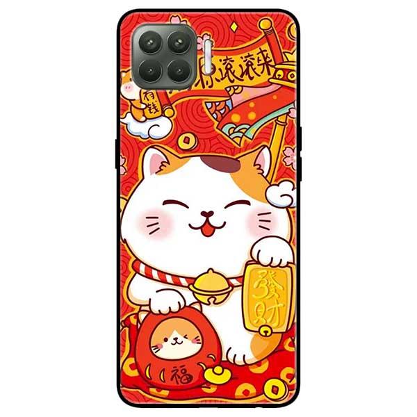 Ốp lưng dành cho Oppo A93 - F17 Pro - Mèo Thần Tài