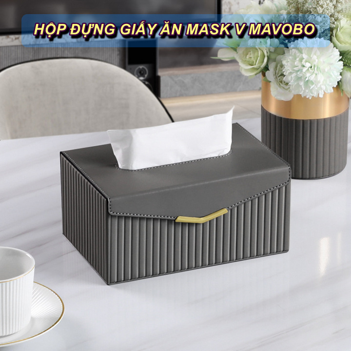 HỘP ĐỰNG GIẤY ĂN MASK V MAVOBO - Home and Garden