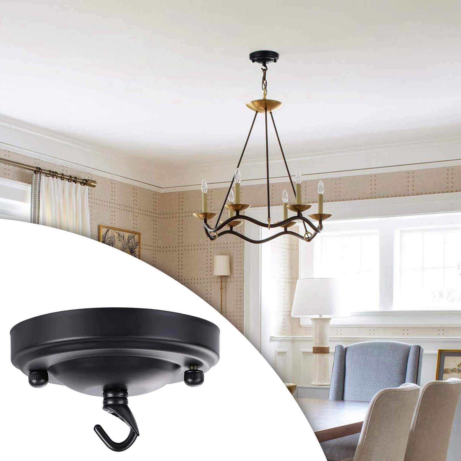 Ceiling Light Canopy Metal Ceiling Hook Plate Holder Easily Install