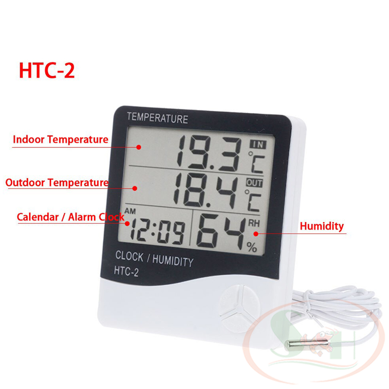 Đồng Hồ Nhiệt Ẩm Kế Điện Tử HTC-2