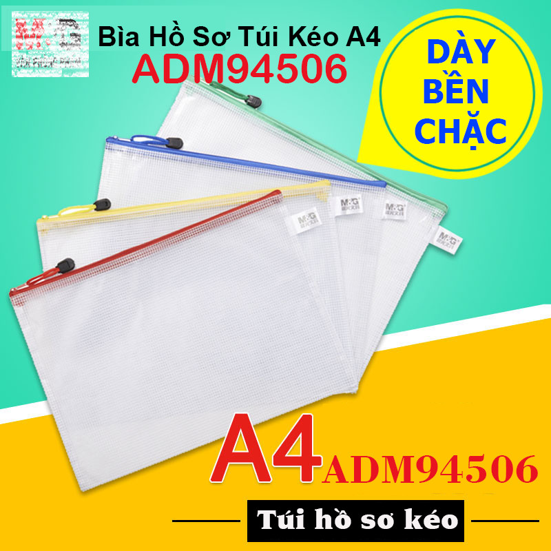 Túi lưới kéo khóa A5 M&G ADM94508 tiện lợi