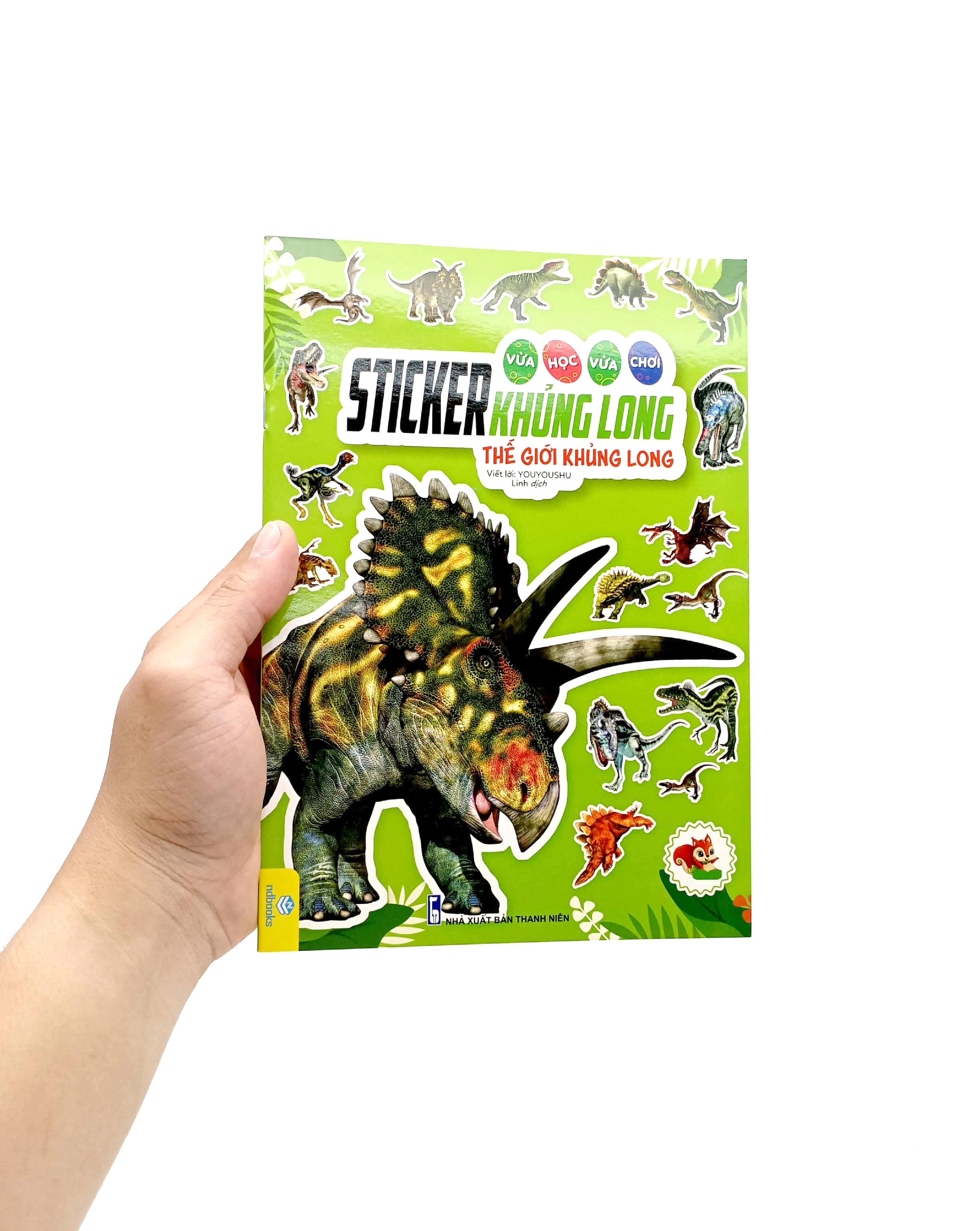 Vừa Học Vừa Chơi - Sticker Khủng Long - Thế Giới Khủng Long