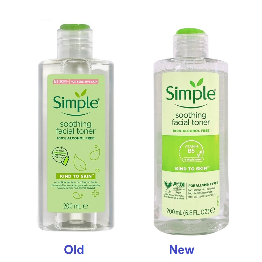 Nước Hoa Hồng Simple Soothing Facial Toner 200ml