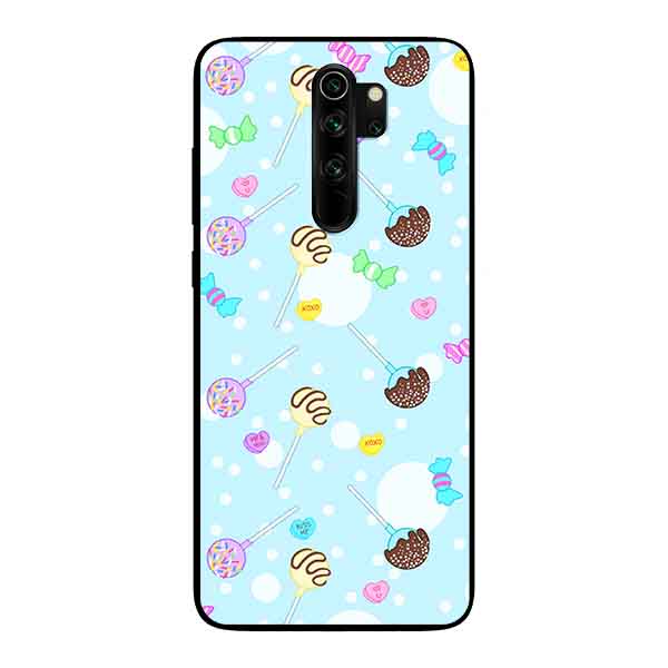 Ốp Lưng in cho Xiaomi Redmi Note 8 Pro Mẫu Họa Tiết Kẹo Ngọt - Hàng Chính Hãng
