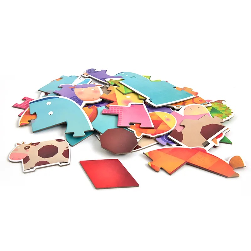 Đồ chơi ghép hình Mideer MD3022 Geometry & Animal Puzzle - Hình Học và Động Vật