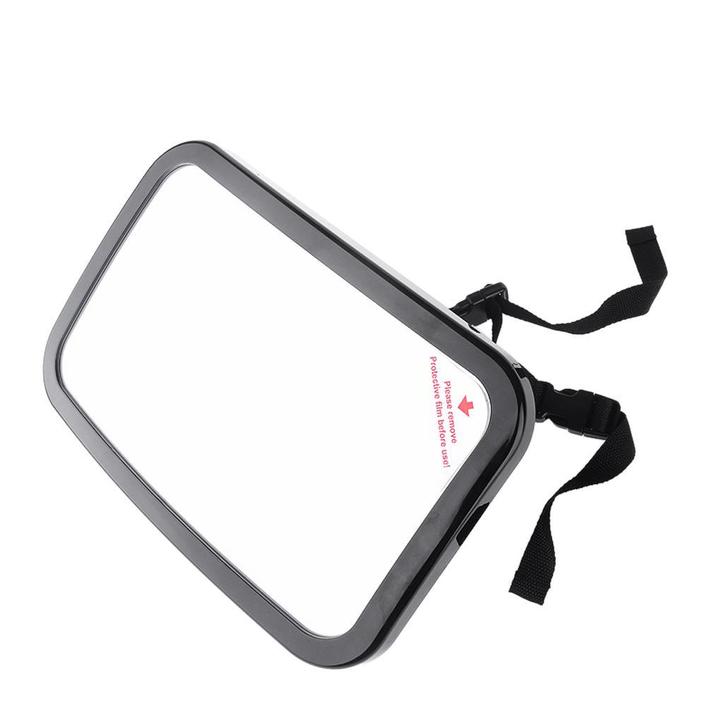 Adjustable Wide View Rear/Baby/Child Seat Car Safety Mirror Headrest Mount
