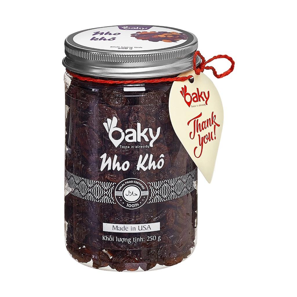 Nho Khô Oaky Nhập Khẩu Mỹ - Hũ 250g,450g