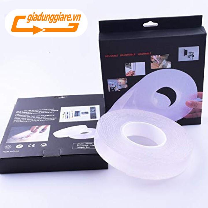 Băng keo siêu dính 2 mặt cuộn keo dán dính cường lực dùng đa năng trên mọi bề mặt - giadunggiare.vn