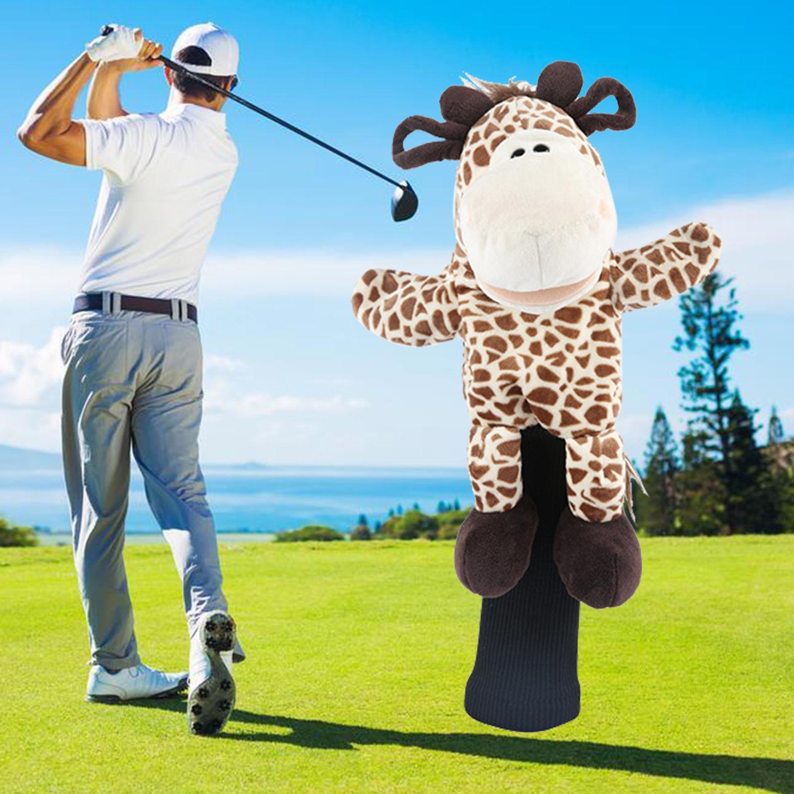 Plush Golf Wood Driver Headcover Golf Club Head Cover Equipment Adults Gift