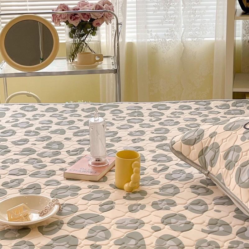 Chiếu Điều Hoà Tencel Cao Su Non Hàng Nhập Khẩu Cao Cấp 3 Món Da Beo