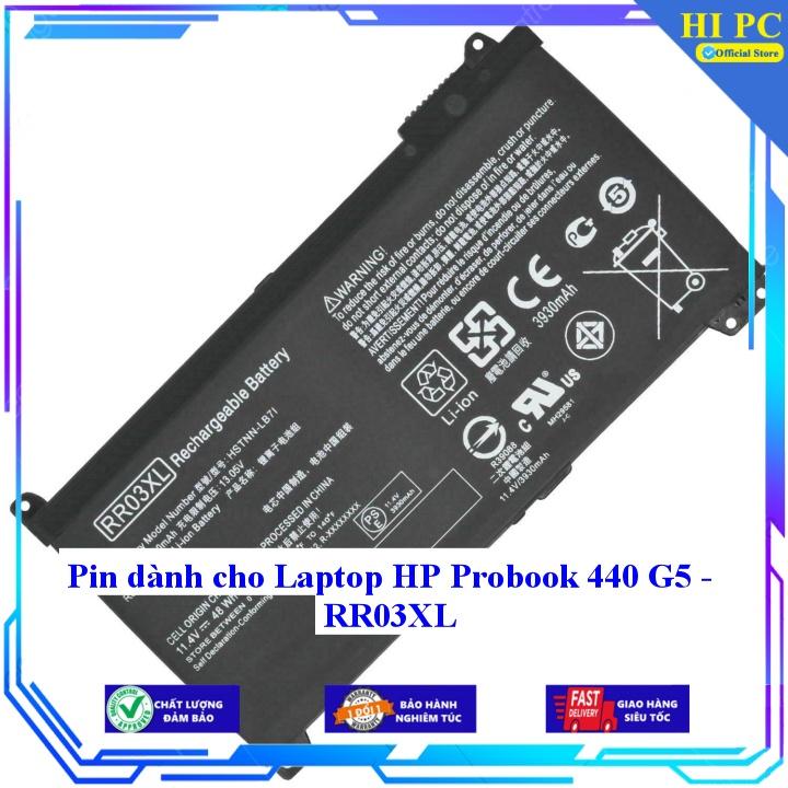 Pin dành cho Laptop HP Probook 440 G5 - RR03XL - Hàng Nhập Khẩu