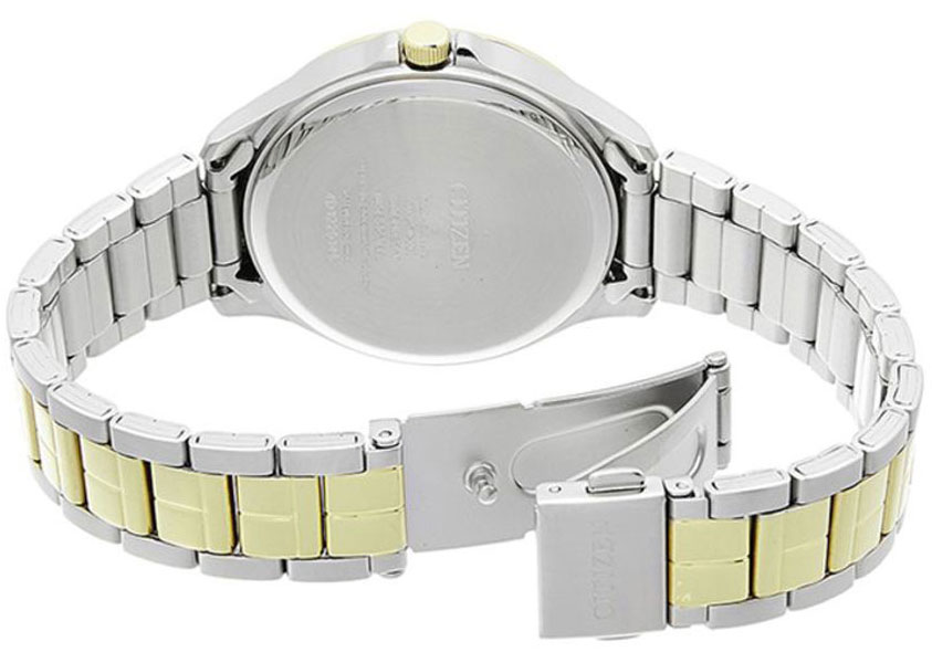 Đồng Hồ Nữ Citizen Đính Đá Swarovski Dây Thép Không Gỉ ED8144-56D - Mặt Xà Cừ