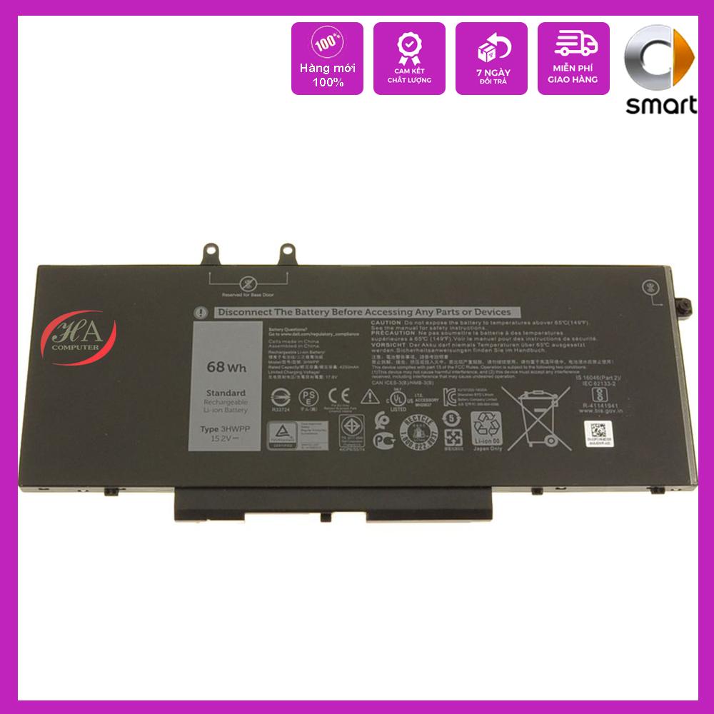 Pin cho Laptop DELL 5501 3HWPP 5401 9JRYT C5GV2 4GVMP - 68W - Hàng Nhập Khẩu - Sản phẩm mới 100%