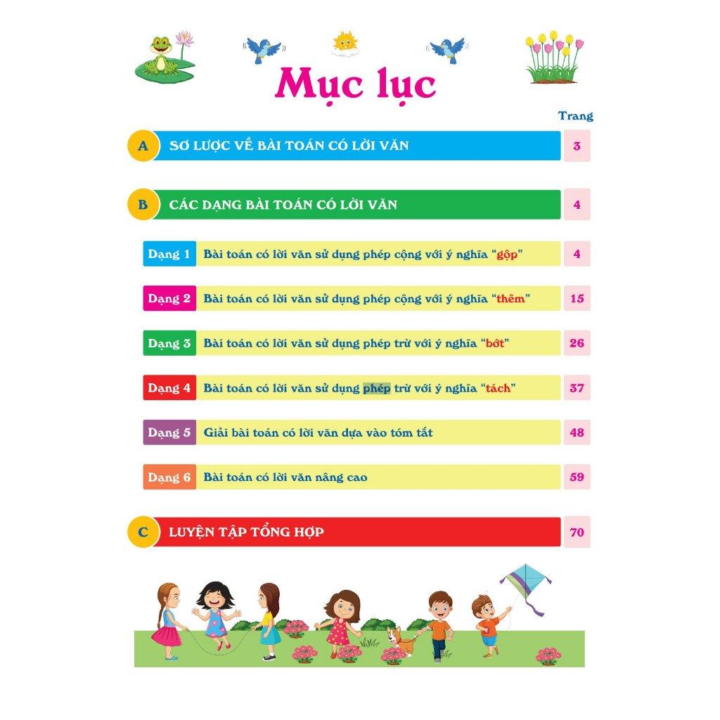 Giải Toán Có Lời Văn Lớp 1 - Chương Trình Mới - Bản Quyền