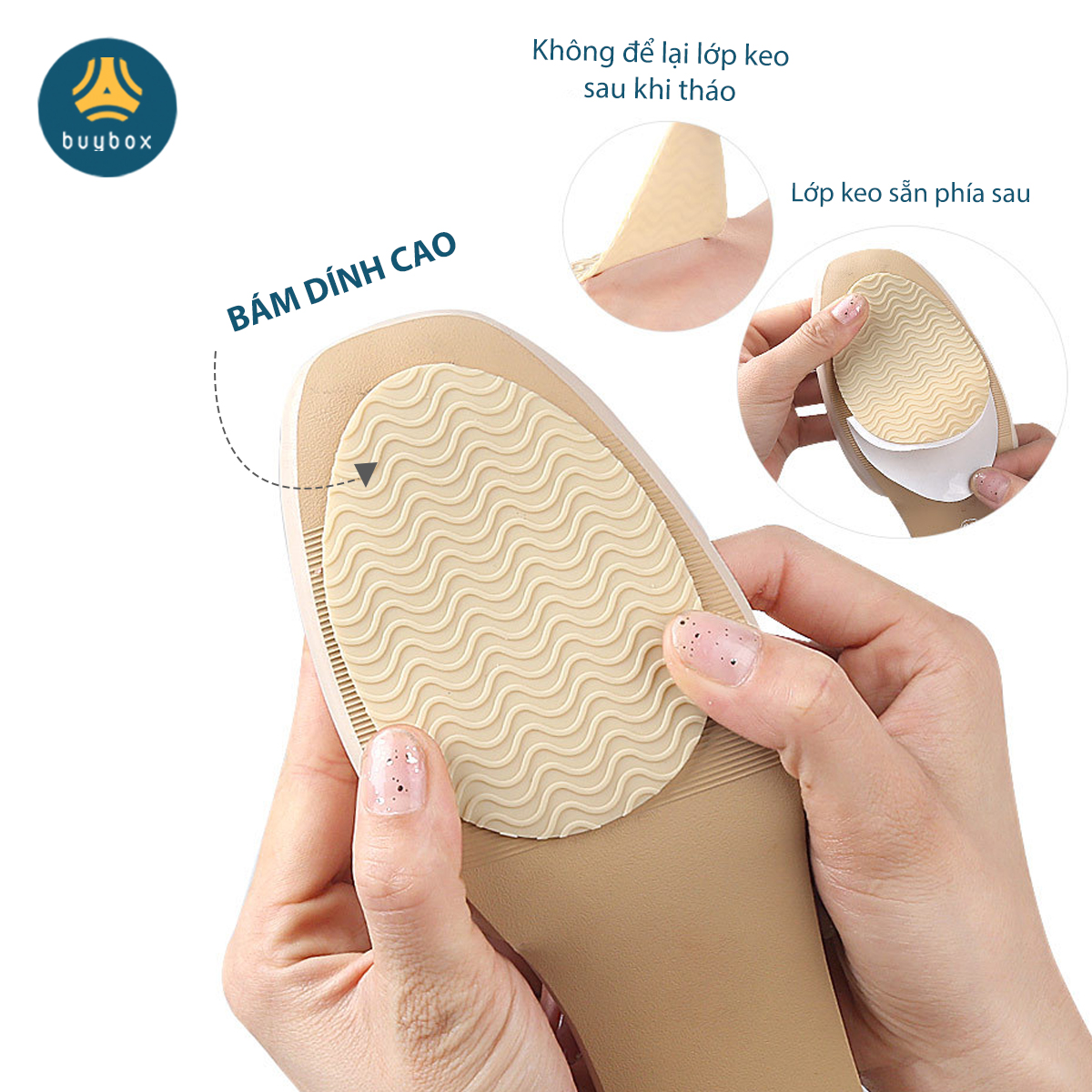 Bộ đôi lót giày giúp tăng độ bám, tự tin trên mỗi bước chân - Buybox - BBPK290