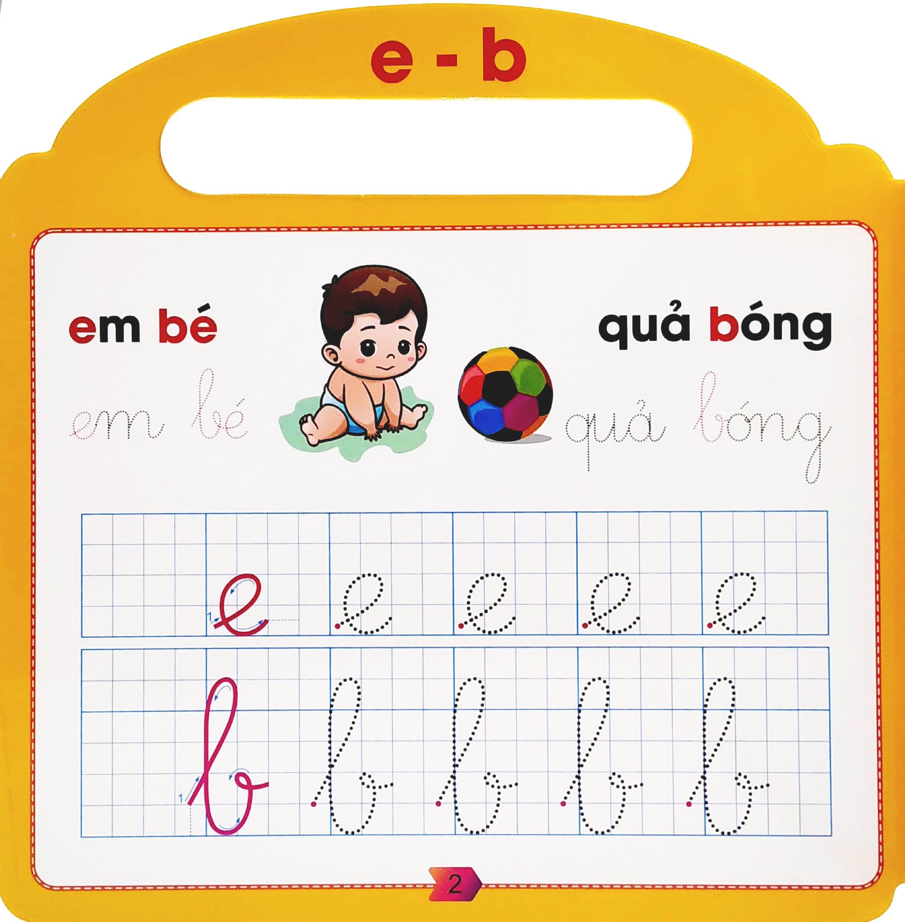 Chuẩn Bị Cho Bé Tới Trường - Chữ Cái - Tập 1 (3-6 Tuổi)