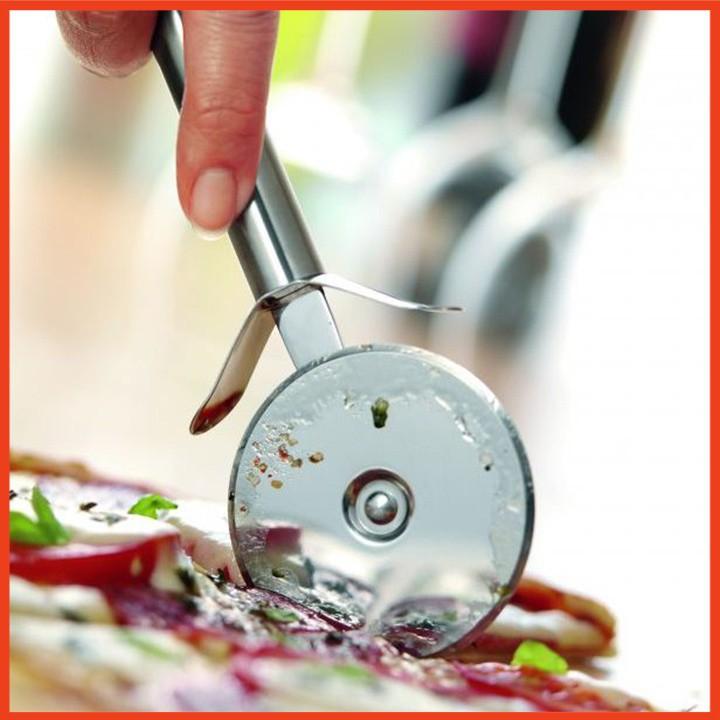 Dao Lăn Cắt Bánh Pizza Chuyên Nghiệp Bằng Thép Không Gỉ Inox 304