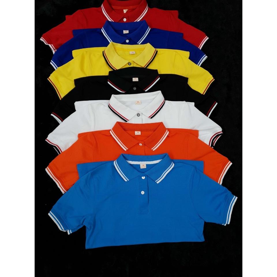 Áo thun đồng phục mặc nhóm, polo mặc đôi, công ty, họp lớp chất cá sấu poly cổ viền chất đẹp