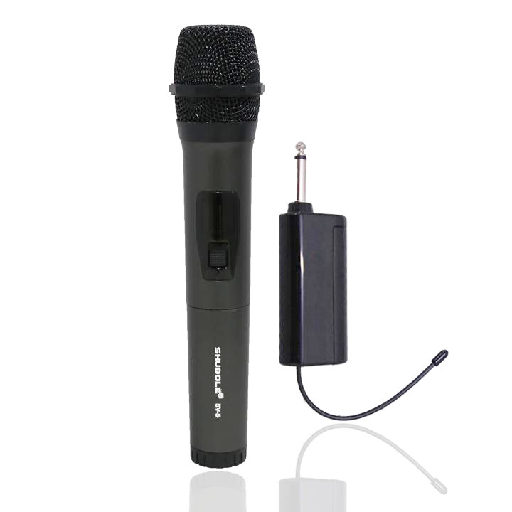 Micro Karaoke Không Dây Đa Năng Shubole SV-5 Gồm 1 Micro Chuyên Dụng Loa, Amply Sử Dụng Đầu Thu Mini Kết Nối Cực Xa Lên Tới 35m - Hút Âm Cực Tốt - Hát Cực Nhẹ - Kèm 1 Jack Chuyển Đổi 6. Qua 3. - Hàng Chính Hãng