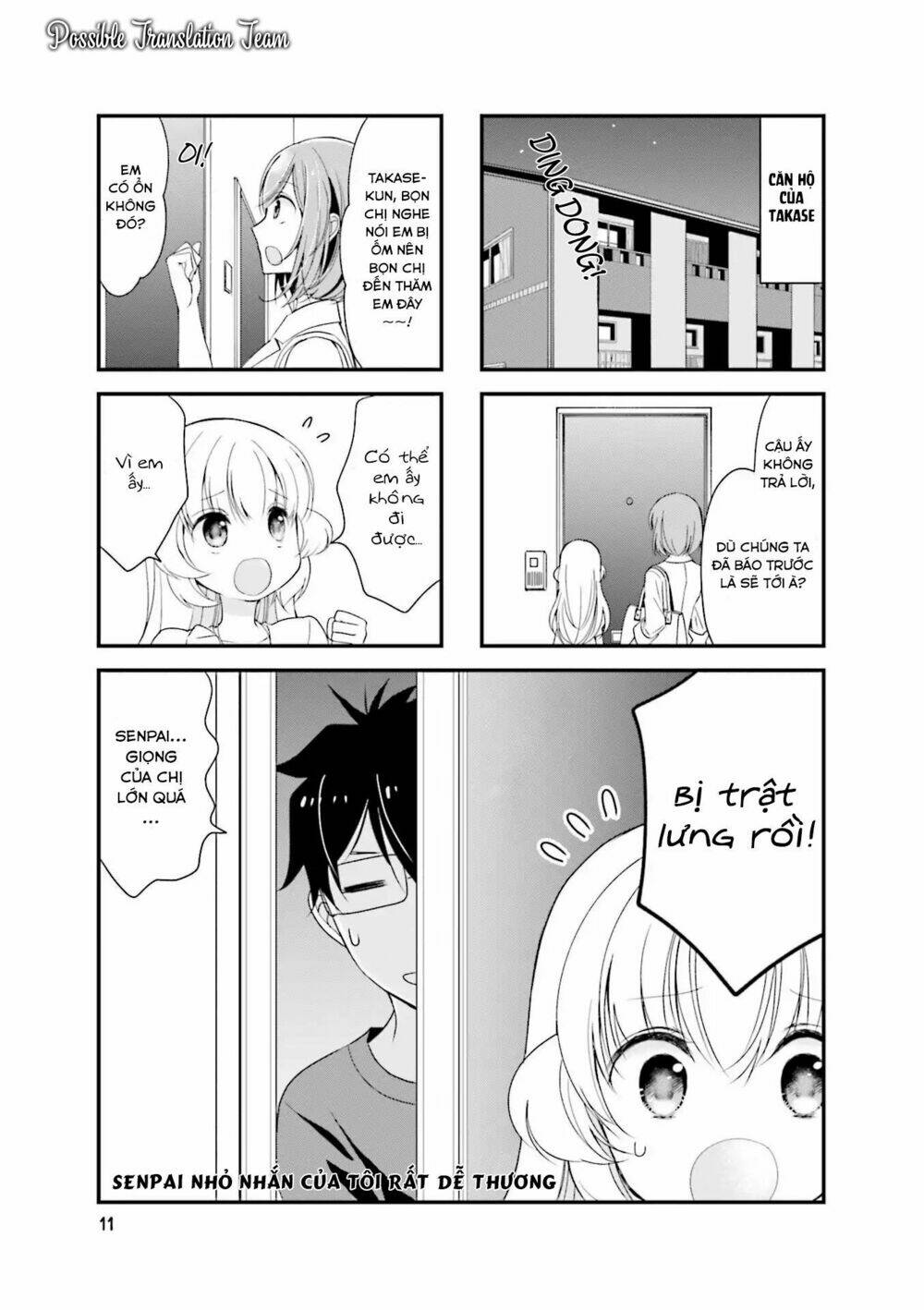 senpai nhỏ nhắn của tôi rất dễ thương chapter 17 3