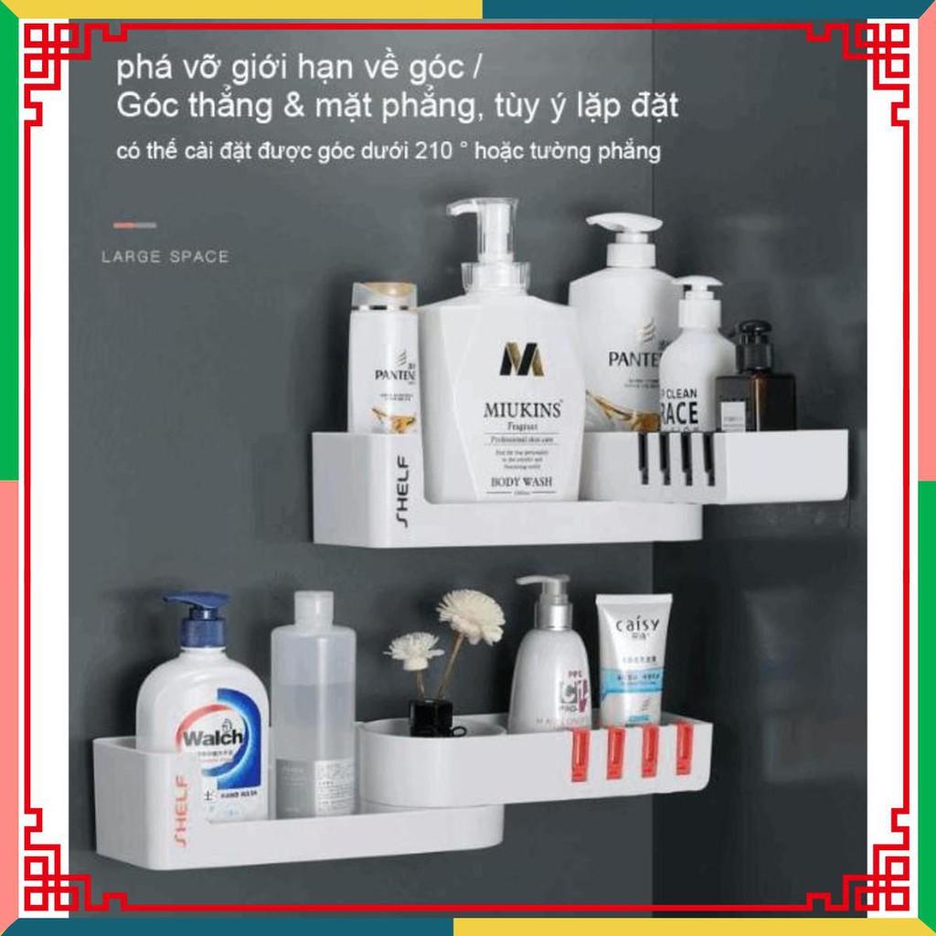 Kệ đựng đồ treo tường phòng tắm có thể xoay