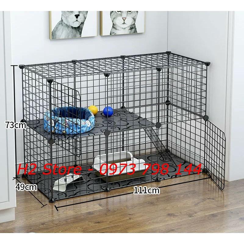TẤM LƯỚI SẮT TĨNH ĐIỆN CHUỒNG QUÂY CHÓ MÈO Tặng 2 chốt /1 tấm (Chọn theo phân loại