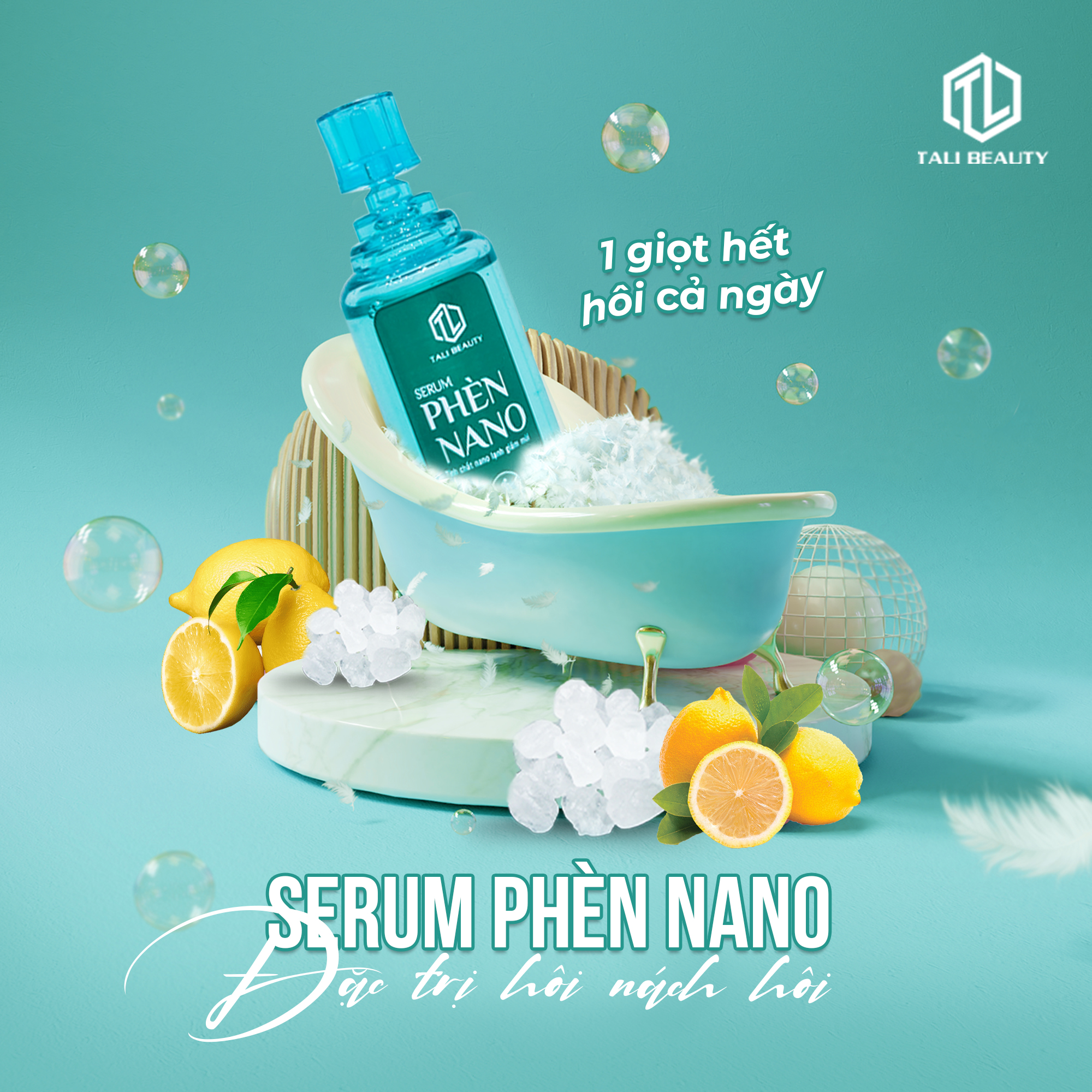 Serum Phèn Nano khử mùi hôi cơ thể