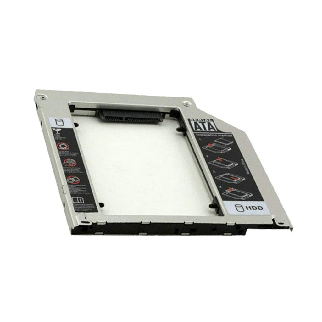 Hard Drives Caddy Tray HDD SSD Enclosure Case Optical Bay for 9.5mm iPad Macbook