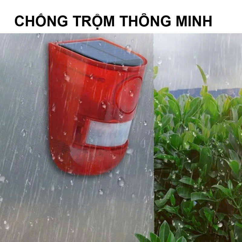 Thiết Bị Chống Trộjm Không Dây Hồng Ngoại Cao Cấp – Sạc Năng Lượng Mặt Trời, Chống Trộjm HÚ CÒI Từ Xa Hiệu Quả, đèn trang trí