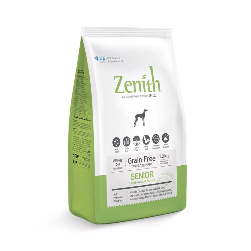 Thức ăn hạt mềm chó già Zenith Senior 1.2kg