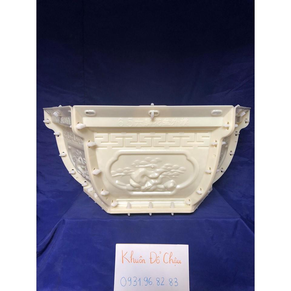 Khuôn đúc chậu lục giác rộng 65cm nhựa ABS có đủ lòng trong