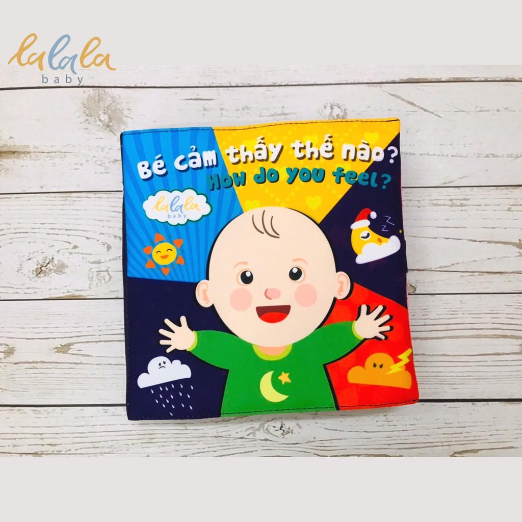 Bộ Sách vải Lalala baby Song Ngữ Bé Yêu Thích Nhất - Sách vải cho bé