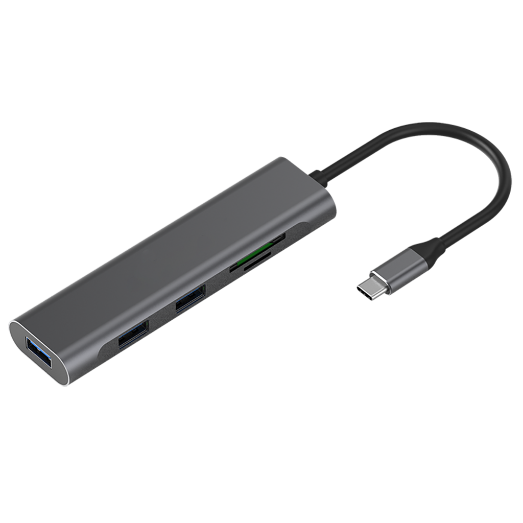 Vinetteam Hub USB TYPE-C 8 Cổng HDMI 4K 60Hz/ USB 3.0/ TF/ SD/ RJ45 100Mbps Dành Cho Macbook, PC Và Devices - Hàng Chính Hãng