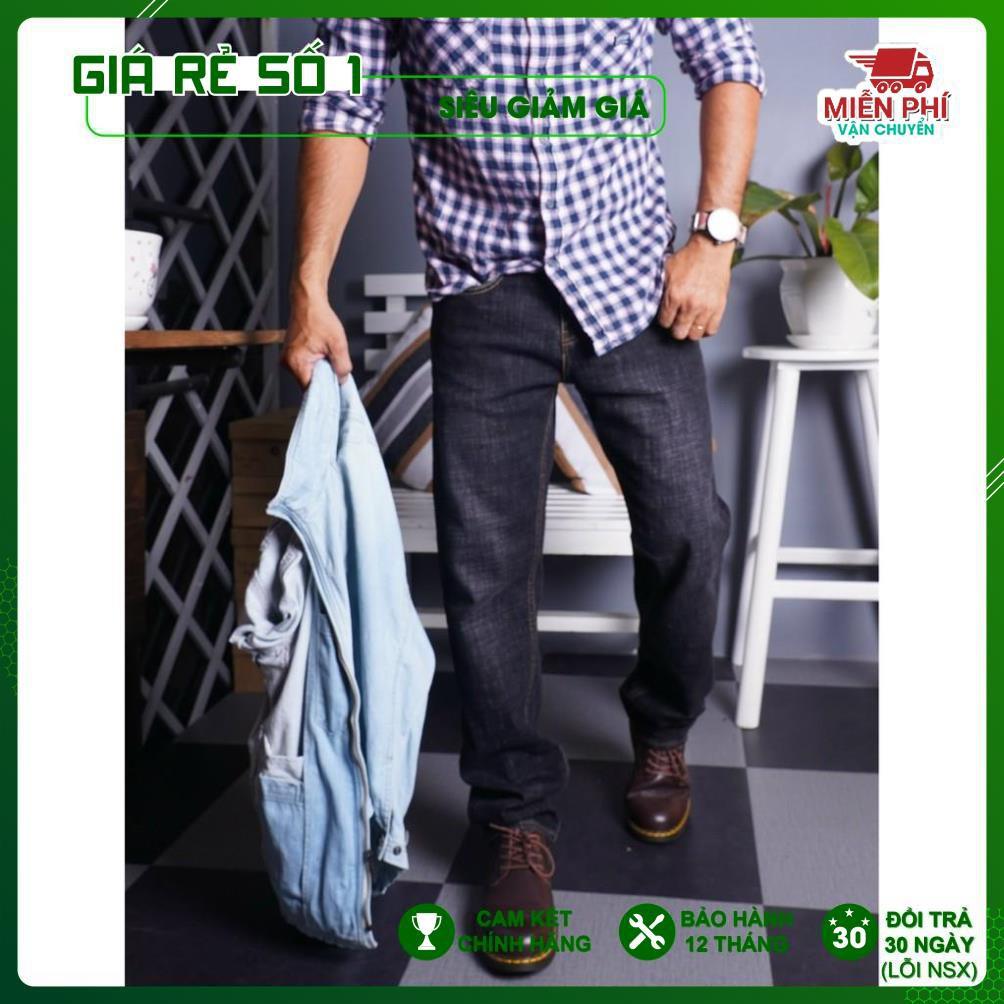 Quần bò Jeans ống đứng Cambodia co giãn nhẹ