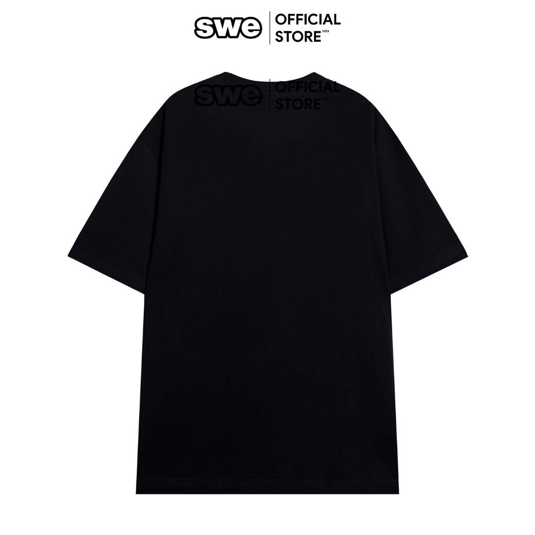 Áo phông tay lỡ unisex Local Brand FLOWER TEE 100% cotton in lụa - Thương hiệu SWE VN