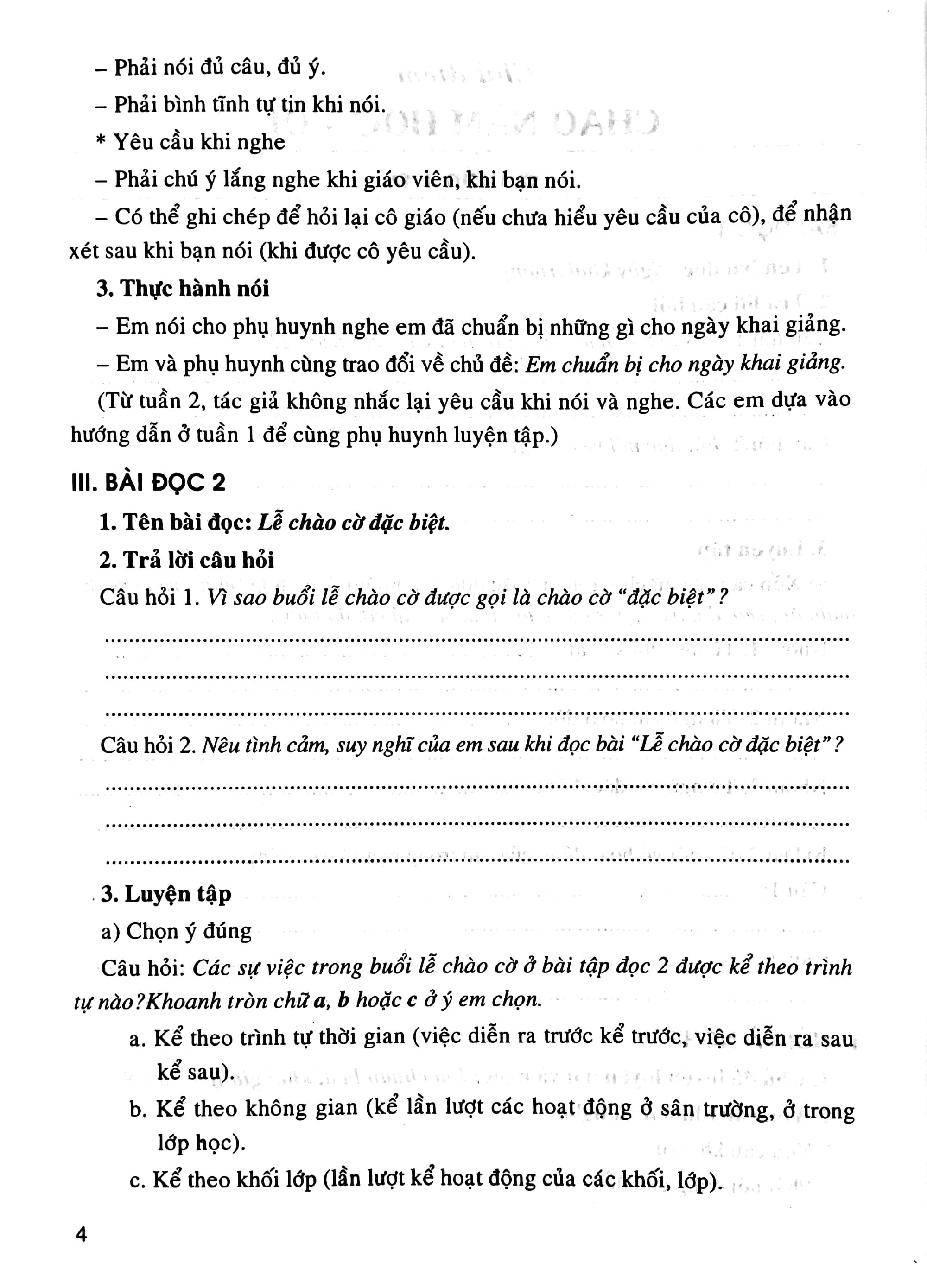 Vở Ôn Tập Cuối Tuần Tiếng Việt 3