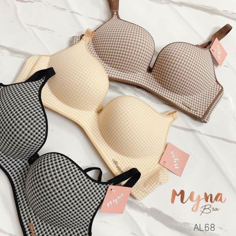 Áo lót kẻ không gọng đệm mềm dày 2cm cao cấp