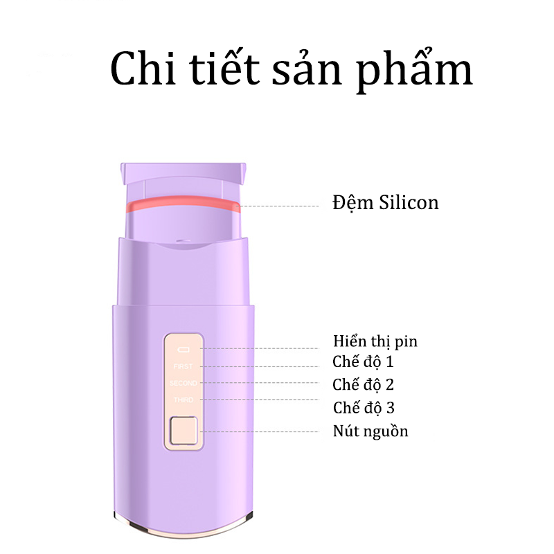 Máy Uốn Mi Nhiệt Tự Động Hàn Quốc Giúp Uốn Cong Lông Mi Tự Nhiên Từ Sợi Mi Góc Mắt Đến Sợi Mi Đuôi Mắt Định Hình Bằng Nhiệt Cao Cấp Dưỡng Mi Chuốt Mi Nhanh Chóng Giữ Nếp Dài Lâu - ML059