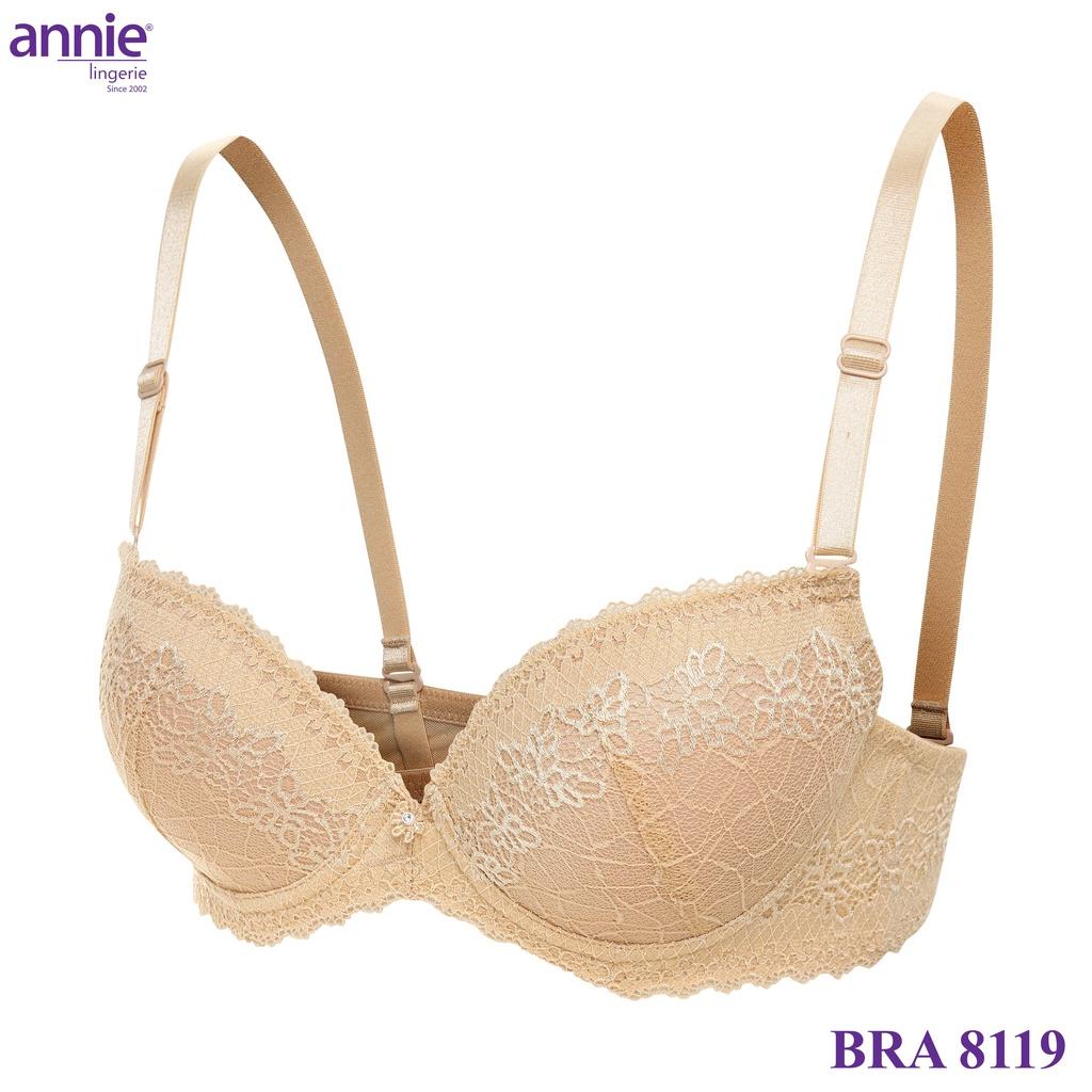 Áo Ngực Mouse Dày Phối Ren Cao Cấp annie bra 8119 nâng ngực Sexy, tạo khe gợi cảm, sang trọng, quyến rũ hợp thời trang