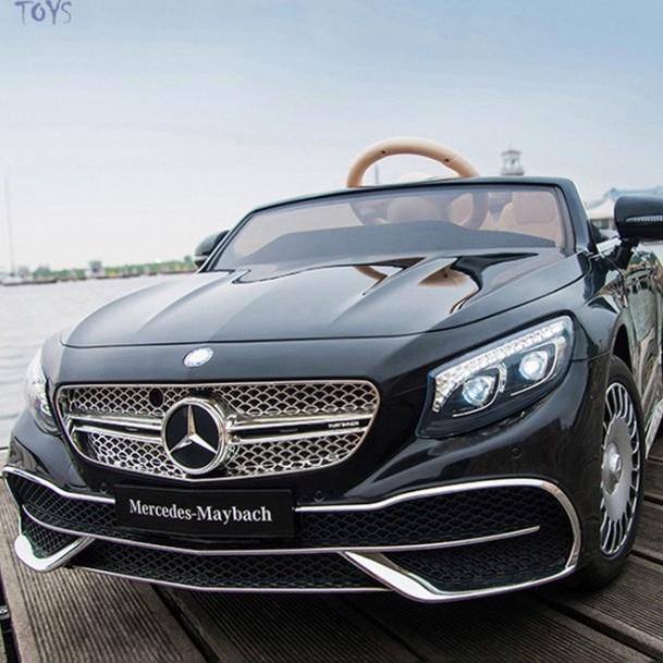 Ô tô điện trẻ em MERCEDES S650 ghế da sơn tĩnh điện 2 chỗ 4 động cơ (Đỏ-Đen-Trắng-Hồng)