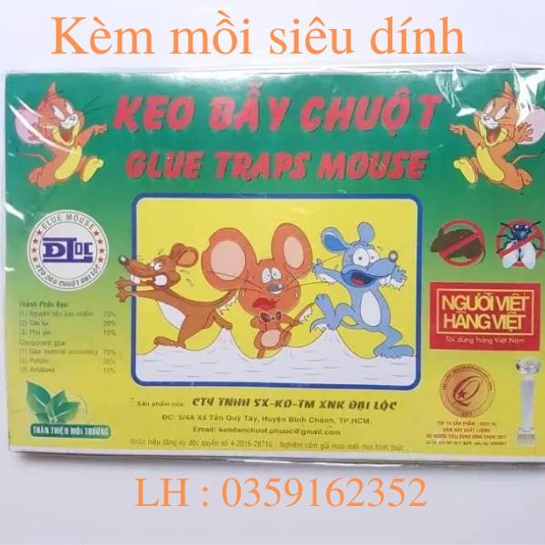 Keo Dính Chuột Kèm Mồi Siêu Dính