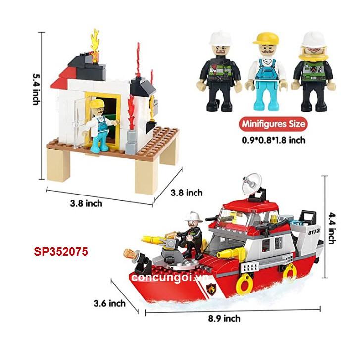 Hộp logo ráp tàu cứu hỏa 318M, 4173 - SP352075