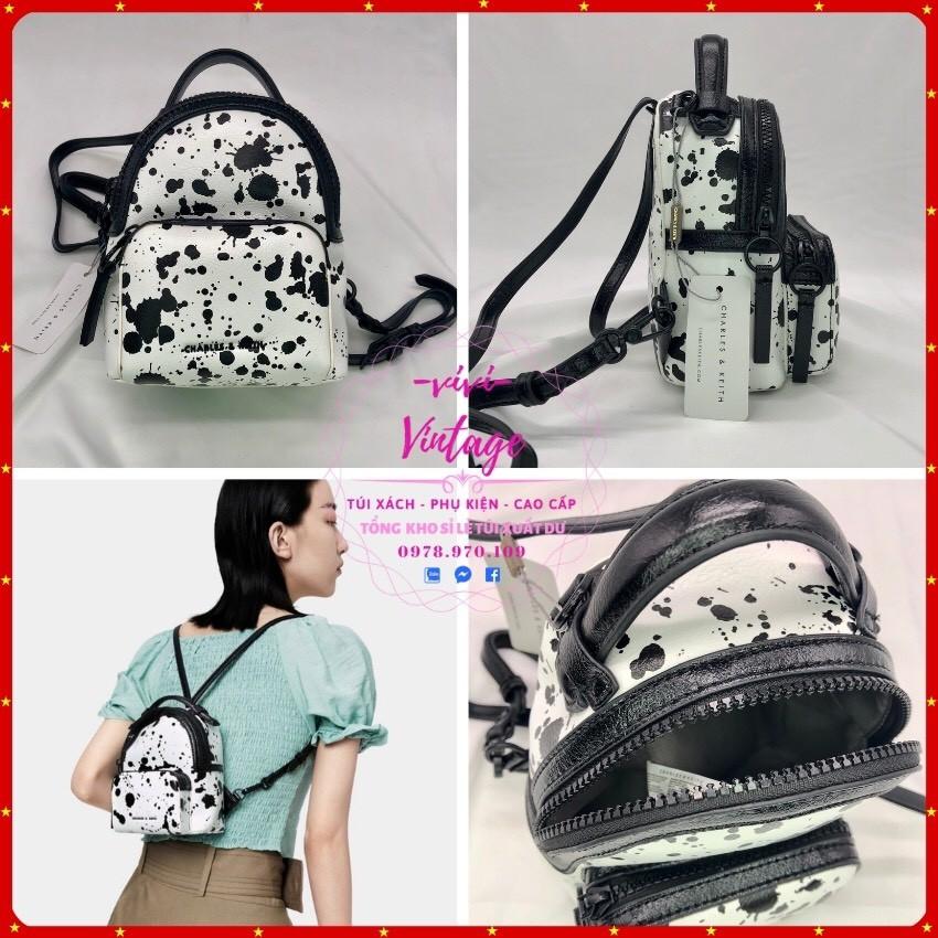 Tặng Túi Vải Balo Cnk Mini Siêu Xinh Xuất Dư , Có Thể Đeo Chéo , Ảnh Video Thật , Ba Lô Nữ Thời Trang Ulzzang