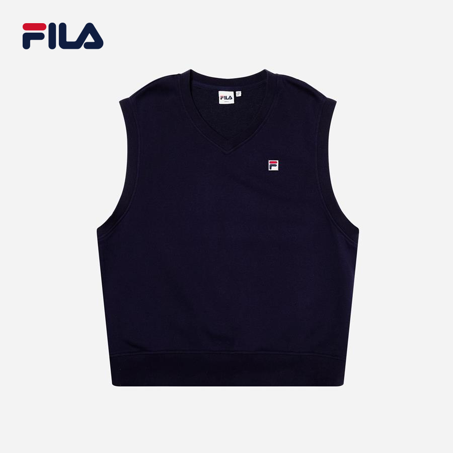 Áo đan ghi lê unisex Fila - FW2VTF1026X-DNA