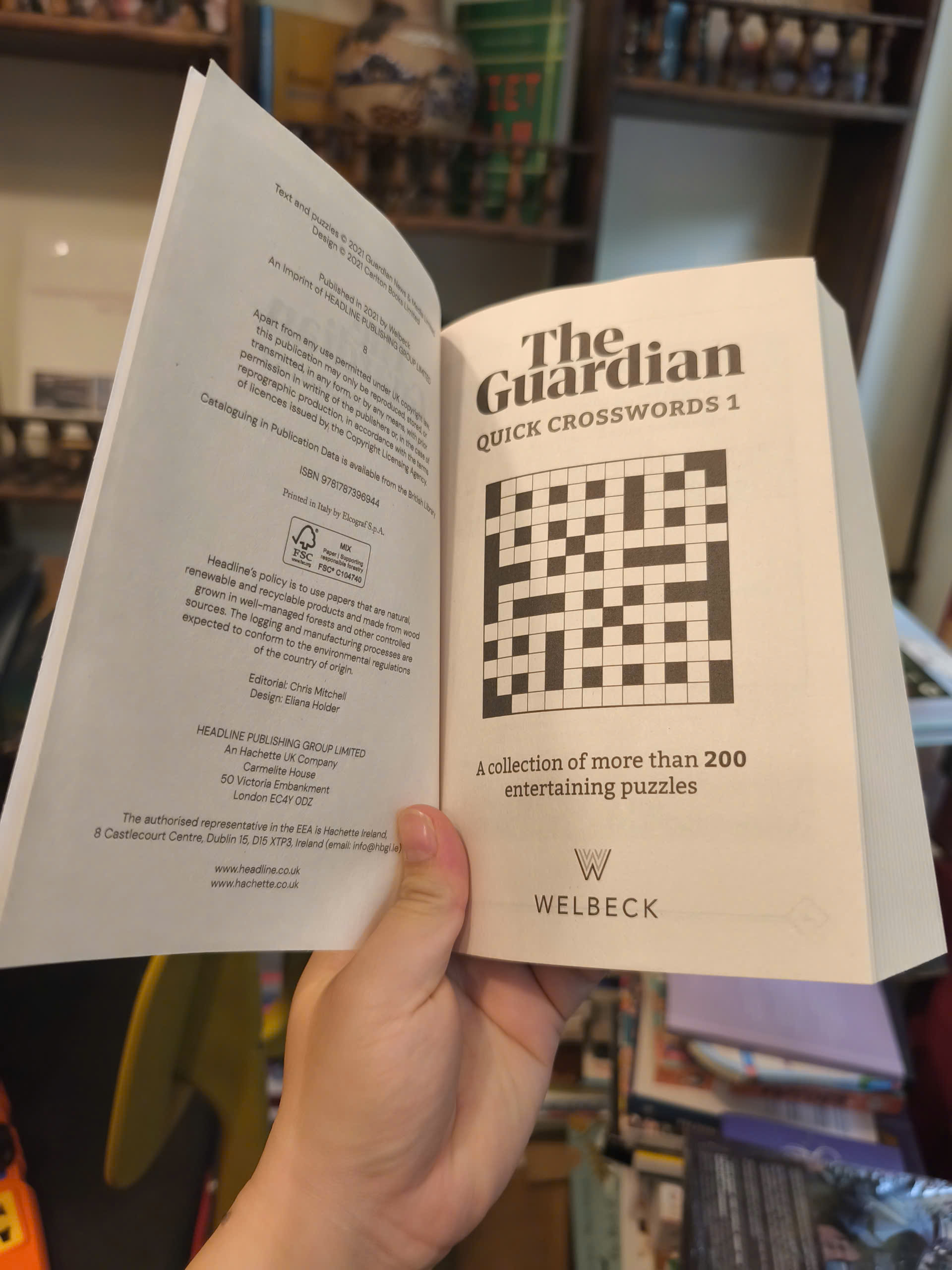 Sách - The Guardian Quick Crosswords 1 | Games / Ngoại văn Nhập khẩu UK / Trò chơi ô chữ giải trí